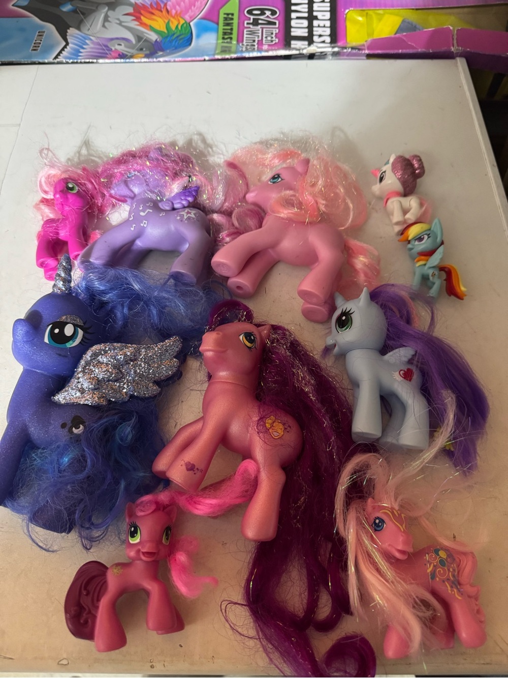Vintage My Little Pony 10 Figurines